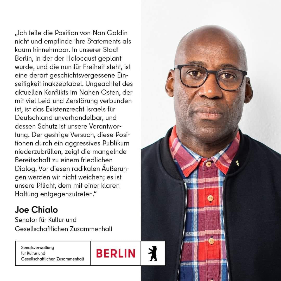 Allein die Vorstellung, ein anständiger Mann wie <a href="/ChialoJoe/">Joe Chialo</a> könnte BDS_Feundin Claudia #Roth an der Spitze der <a href="/BundesKultur/">BKM Kultur & Medien</a> ablösen, ist für mich ein hinreichender Grund, <a href="/CDU/">CDU Deutschlands</a> zu wählen.