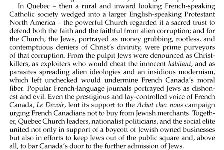 JennyAbrevalla's tweet photo. @kyomizuko @LiorBibasMD Interestingly, as Canadian soldiers were giving their life in Europe to rescue Jews (according to your invented version of history), Canada's motto between 1933-1945 was #Noneistoomany". https://t.co/nvOnbUfKC4