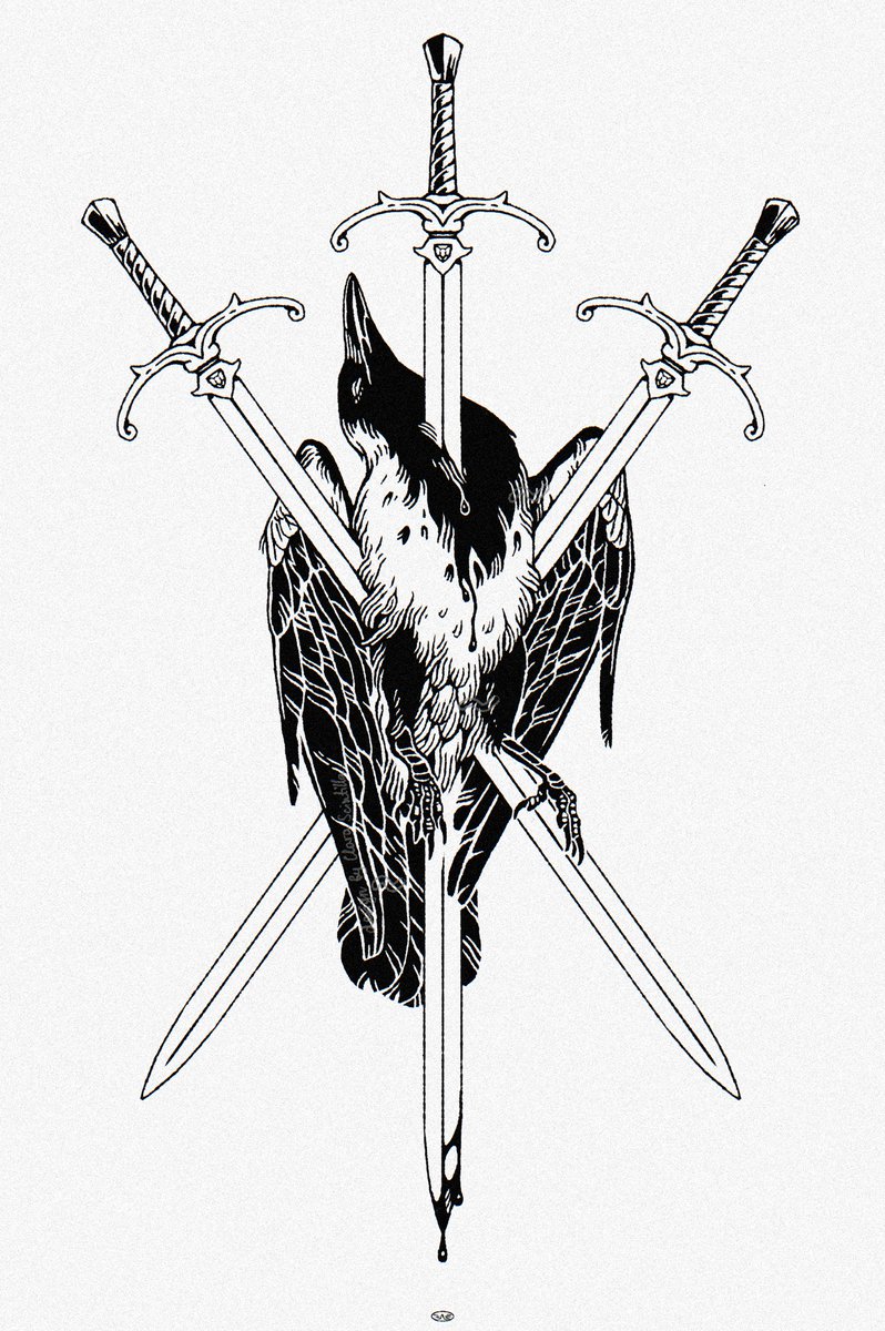 clarascintilla's tweet image. Three of swords🫀