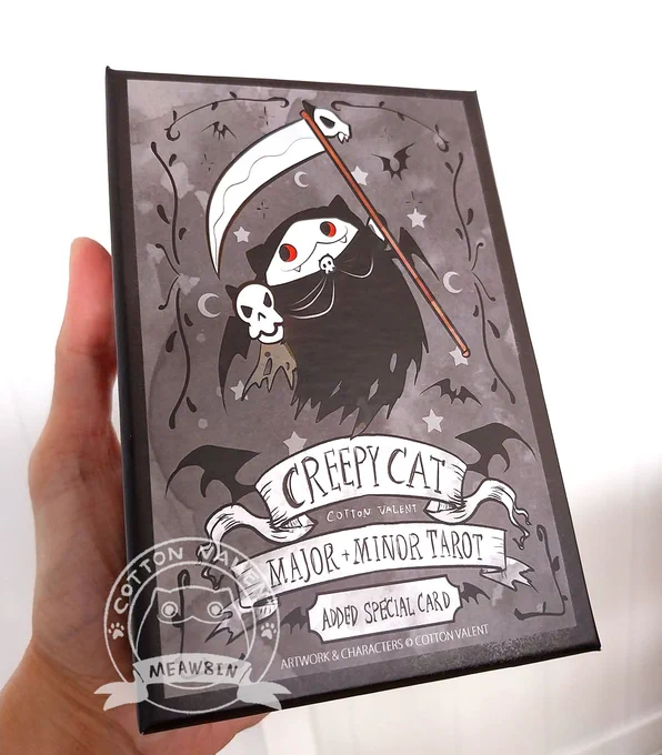 Hello! Creepy cat tarot will be restocked on esty in January 2025 with better quality 