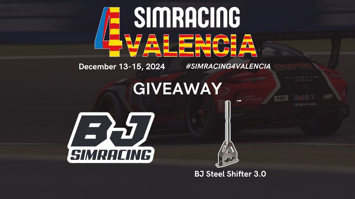 iRacingSBS Esport Team (@iracingsbsports) on Twitter photo ❤️SIMRACING 4 VALENCIA ❤️
Gracias a <a href="/Bjsimracin1/">BJSIMRACING</a> por ceder un Shifter para este evento solidario para ayudar a los niños de Valencia afectados por la DANA a tener una mejor Navidad🎄 💙❤️🩹💛
Simracer #TuVolanteImporta #UnJugueteUnaIlusión
Inscríbete 👉 forms.gle/vqq8HzqXGgQ28G… ❤️SIMRACING 4 VALENCIA ❤️
Gracias a <a href="/Bjsimracin1/">BJSIMRACING</a> por ceder un Shifter para este evento solidario para ayudar a los niños de Valencia afectados por la DANA a tener una mejor Navidad🎄 💙❤️🩹💛
Simracer #TuVolanteImporta #UnJugueteUnaIlusión
Inscríbete 👉 forms.gle/vqq8HzqXGgQ28G…