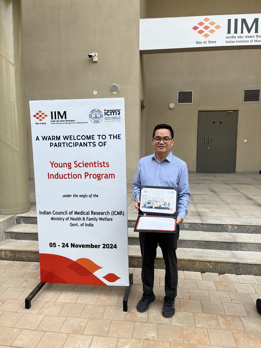 hauphiamphu's tweet photo. Successfully completed Young Scientist Induction Program (YSIP) at IIM Visakhapatnam. https://t.co/FQpB1okxhC