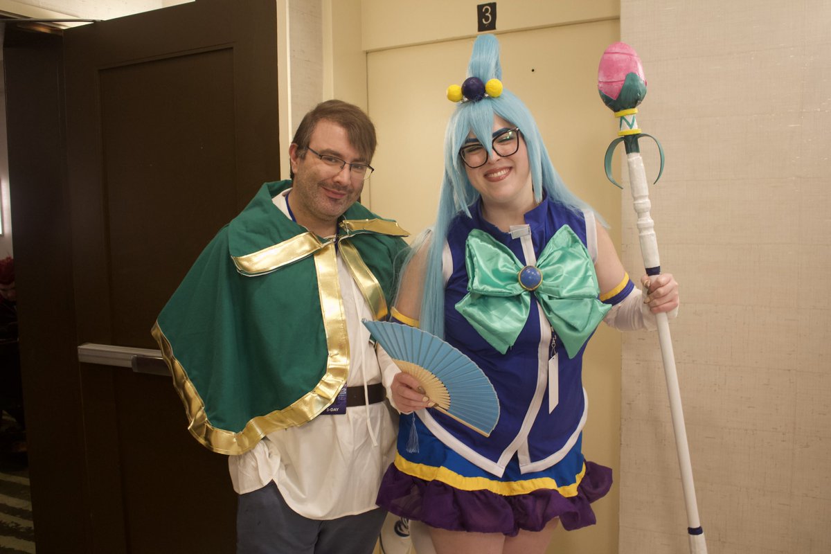 VictorTB27's tweet image. Day 2 of the con in the books so many great panels and people to hang with. Here are some highlight photos. Met Another 2hu Cosplayer, they and @Megami33 held my fumo. More pics and fumos on the butterfly app.