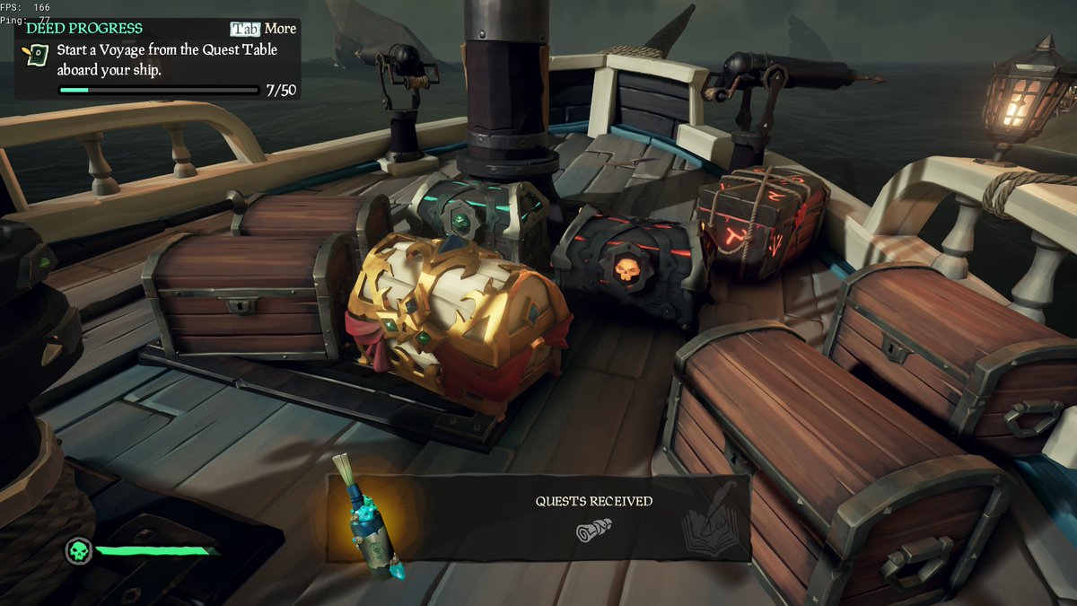Turncoatphil's tweet photo. @SeaOfThieves @JoeNeate1 how rare is this loot from the Voyage of Luck? https://t.co/1vrYfdYQtn