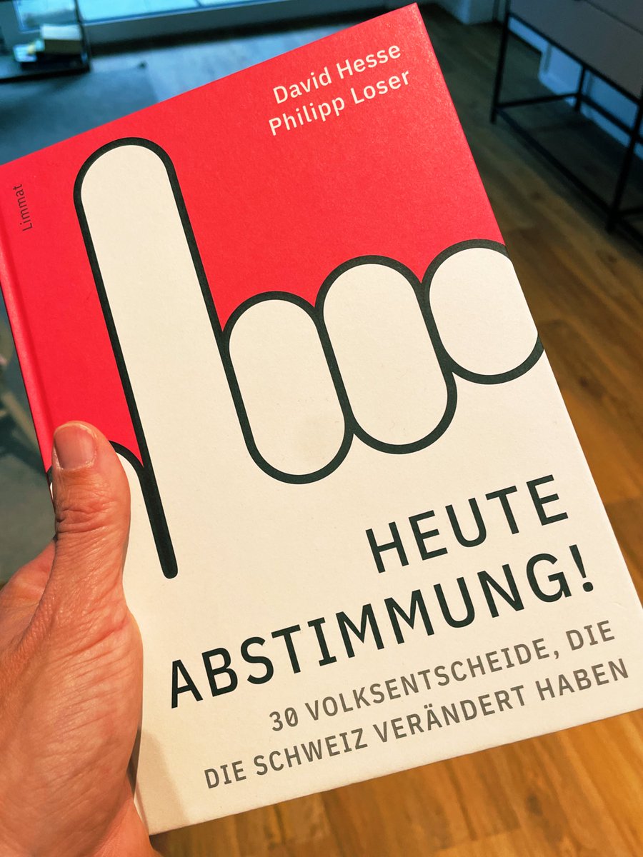 Zum Abstimmungs-Sonntag: Mein Buchtipp für alle, denen Demokratie am Herzen liegt. Hier wird erklärt, wie die Schweiz wurde, was sie ist. 💪🏼

Lerne auf jeder Seite Neues, toll gemacht #DavidHesse &amp; <a href="/philipploser/">Philipp Loser</a>! 👏🏼

#XMasGift #MustRead #Democracy