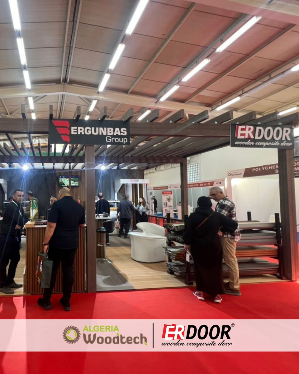 Cezayir Woodtech fuarında yerimizi aldık. İşte ilk günden bazı kareler. Değerli müşterilerimizi ve ziyaretçilerimizi standımıza bekleriz. (Safex Alger)

#AlgeriaWoodtech #Ergunbasgroup #Erdoor #Decker