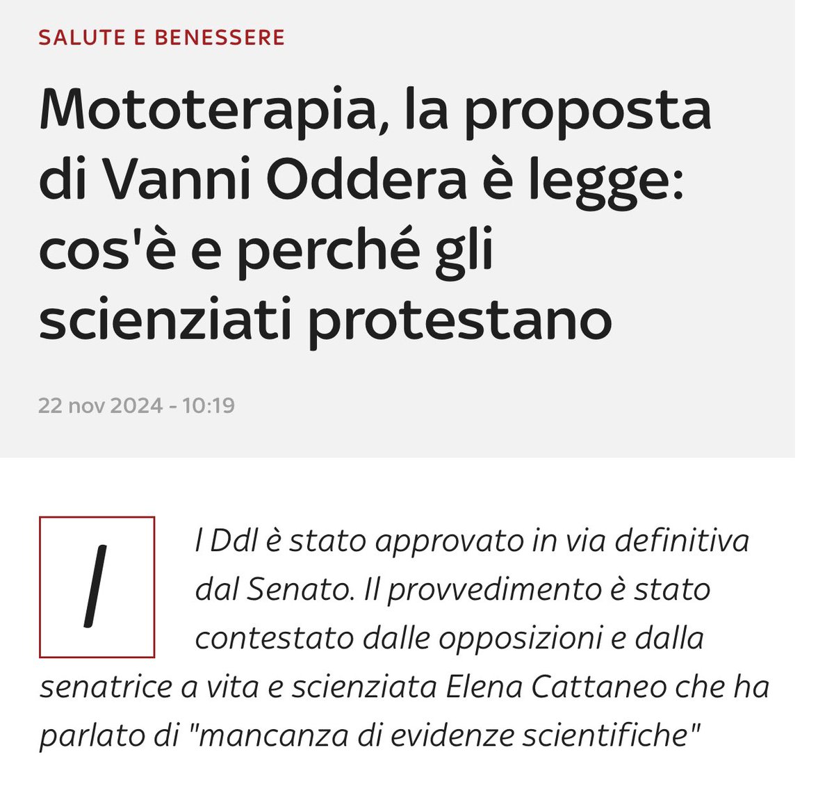 Il problema non è la mototerapia in sé ma il fatto che associazioni che supportano i bambini in ospedale da decenni debbano lavorare esclusivamente su base volontaria e per portare un’attività che nulla di concreto aggiunge si usino fondi che potrebbero essere usati altrimenti