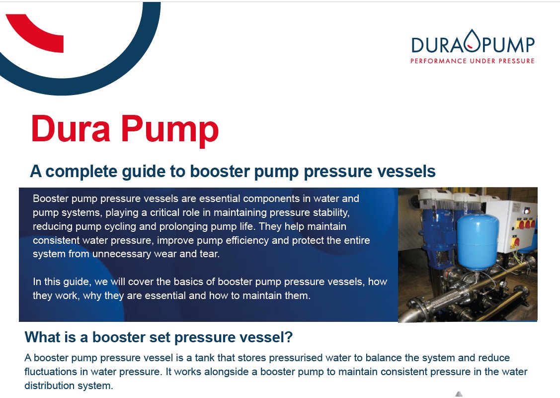 Do your water works need a boost?

Struggling with water pressure? 

Discover our guide to booster pump pressure vessels – the key to consistent flow and longer pump life.
 
zurl.co/mrt3.. 

#boosterpumps #pressurevessels #waterpressure