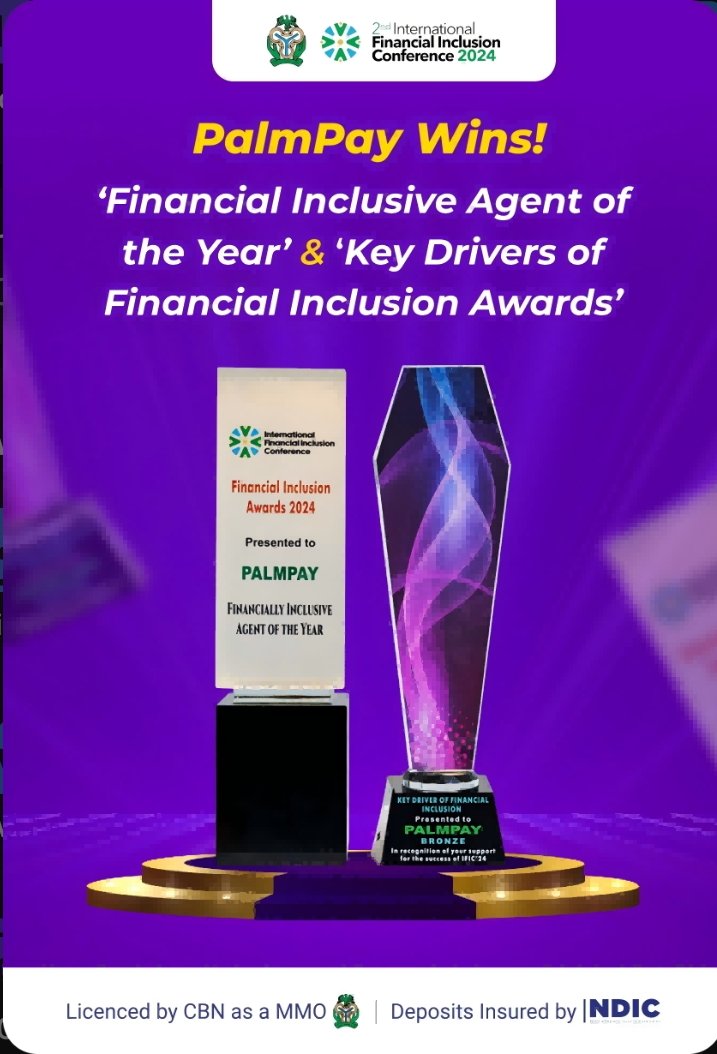 RealTemitopeAyo's tweet photo. PALMPAY @palmp deserves this over and over again. Financial Inclusion still remains untapped in Africa at large https://t.co/u0nLduBAD8