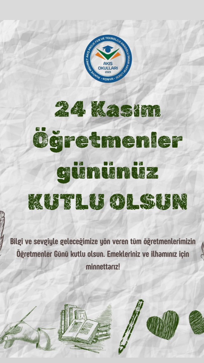Her zaman yanımızda, daima kalbimizde olan tüm öğretmenlerimizin günü kutlu mutlu olsun!