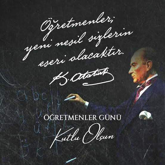 Tüm Öğretmenlerimizin günü kutlu olsun.