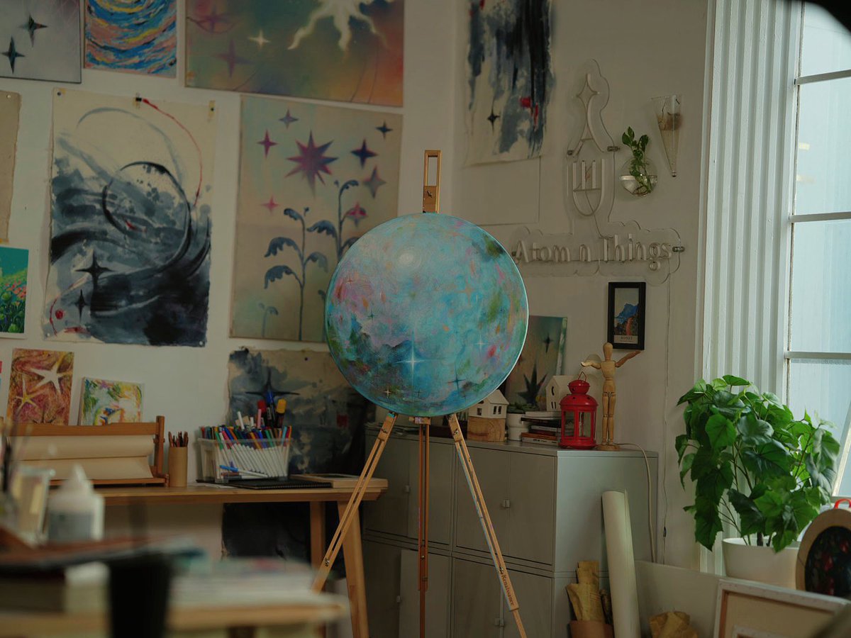 Atompakon's tweet image. Overthinker’s dream 
พึ่งเพ้นน้องคนนี้เสร็จ 🦋💙💖
สำหรับคลิปยาว (กรี้ดดดดดด คลิปยาววววว)