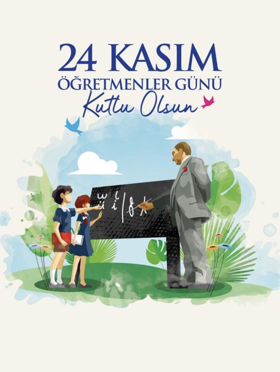 etaelectric's tweet photo. “Cumhuriyet sizden ‘fikri hür, vicdanı hür, irfanı hür’ nesiller ister.” Mustafa Kemal Atatürk

Başöğretmenimiz Gazi Mustafa Kemal Atatürk başta olmak üzere tüm öğretmenlerimizin 24 Kasım Öğretmenler Günü kutlu olsun.

#24Kasım #öğretmenlergünü #etaelektromarket #etaelektrik https://t.co/J8pFq207W0