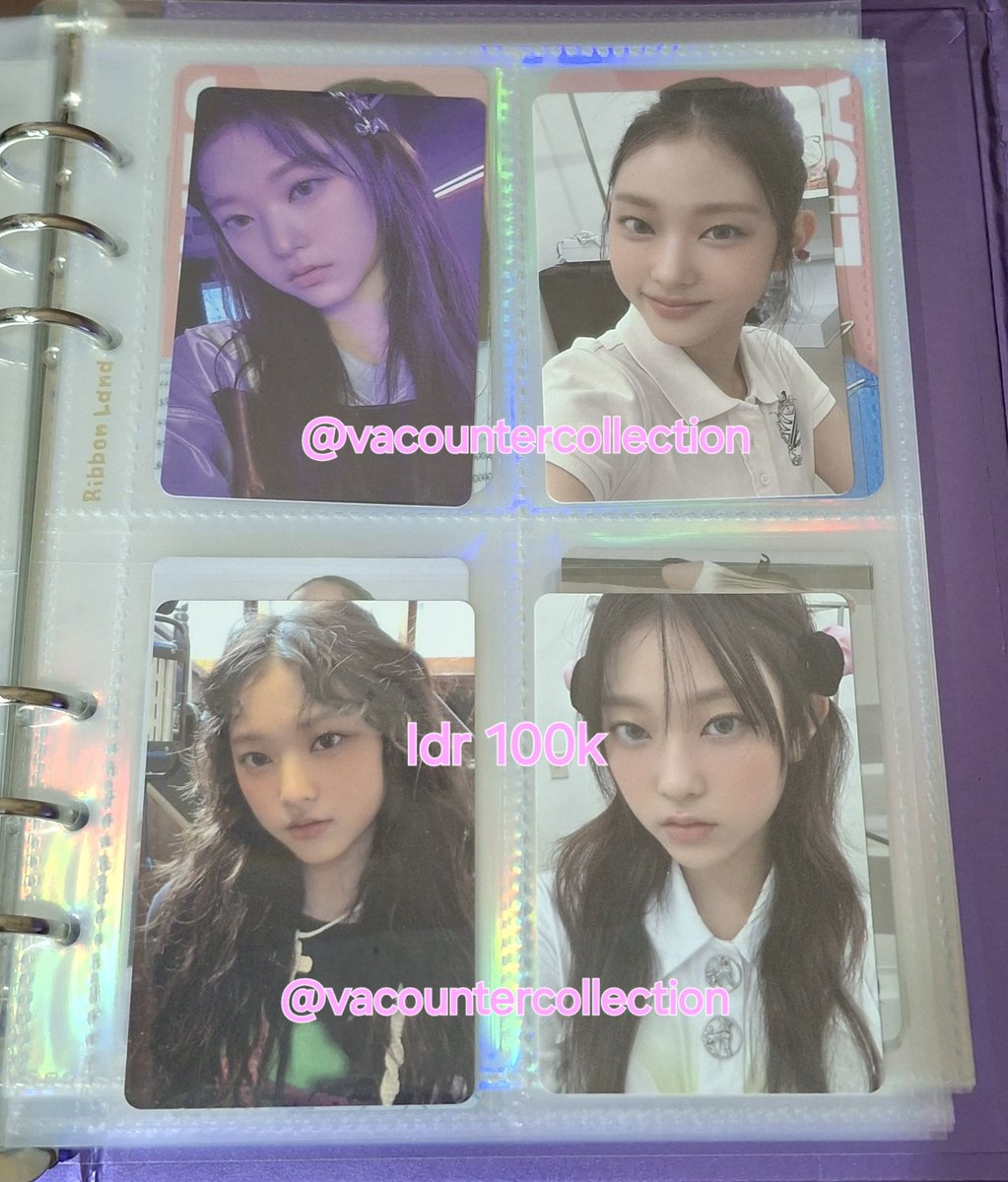 evaapl's tweet photo. SALE PHOTOCARD KPOP BOY/GIRL GRUP (Seventeen, Blackpink, Stray Kids, Treasure, Newjeans (II)

💰50k-100k
🎞photocard/photostrip yg didapat sesuai dg yg ada difoto produk ex: ada pc 4 berarti dpt pc 4
🛒bisa order manual (no fee adm, blm ongkir) atau co oren (free ongkir, blm adm) https://t.co/LUeXvJNl1S
