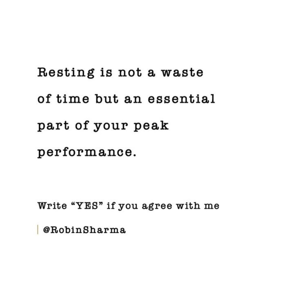 Write “YES” if you agree with me.

I do believe that rest and recovery and regeneration are deeply essential.

The key to becoming a master in your craft and protecting your genius assets lives in discovering how the pros rest and recover deeply.

Love,
Robin