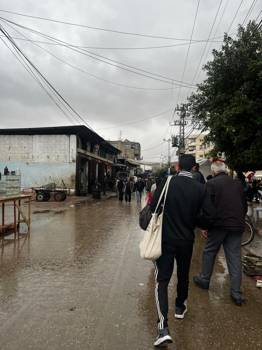 It’s raining in Gaza. During Israel’s genocide, this means 2 things:

1. Around a million forcibly displaced Palestinians in tents are drowning in rainwater
2. There isn’t enough sunlight to charge our devices with solar panels, which will leave us in darkness for the rest of the