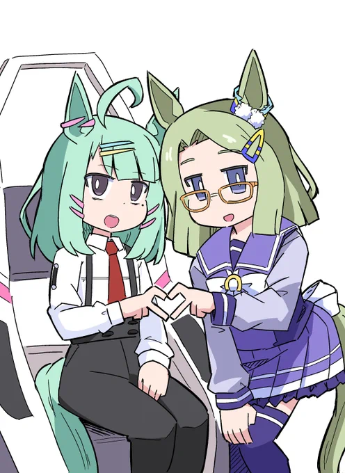 緑髪すき#ウマ娘 