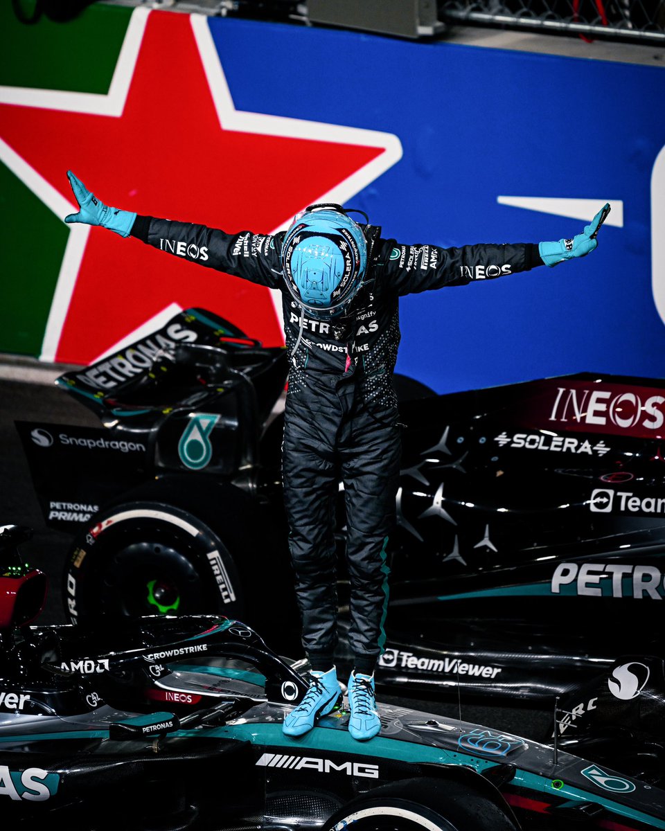 That celebration just suits George to a T 😏