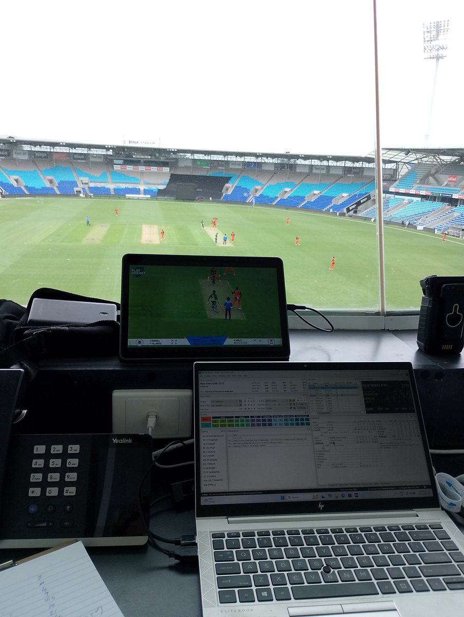 duckybester85's tweet photo. A day with the One Day Final as third scorer controlling the scoreboard at Bellerive while both Tony Wilmott and Will Jones as official scorers both made their debut at Bellerive in a Final. Both did a good job through the day.
For the @CricketNotchers , #scorersview here
(1/2) https://t.co/sP3aXl0FFj