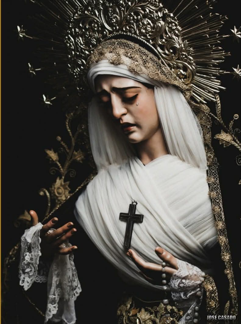 Madre, ante Tu rostro no podemos fingir.
Si hacemos el bien por interés, seremos astutos, pero nunca buenos. No hay otro signo mayor de superioridad que la bondad.