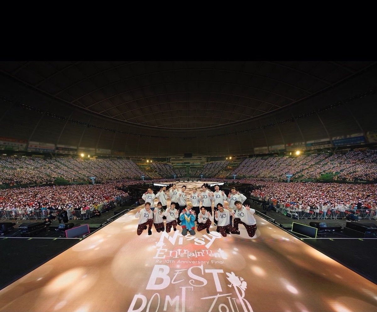 _gns_x's tweet photo. Nissyの最高到達点のツアー始まった！
初日埼玉もうとにかく言葉が出んくらいすごかったです🥲
次は名古屋の初日！！是非行く人現地で会いましょう〜✨🪄
#Nissy
#Nissy_Re10thDomeTour https://t.co/XJRxNauEqU