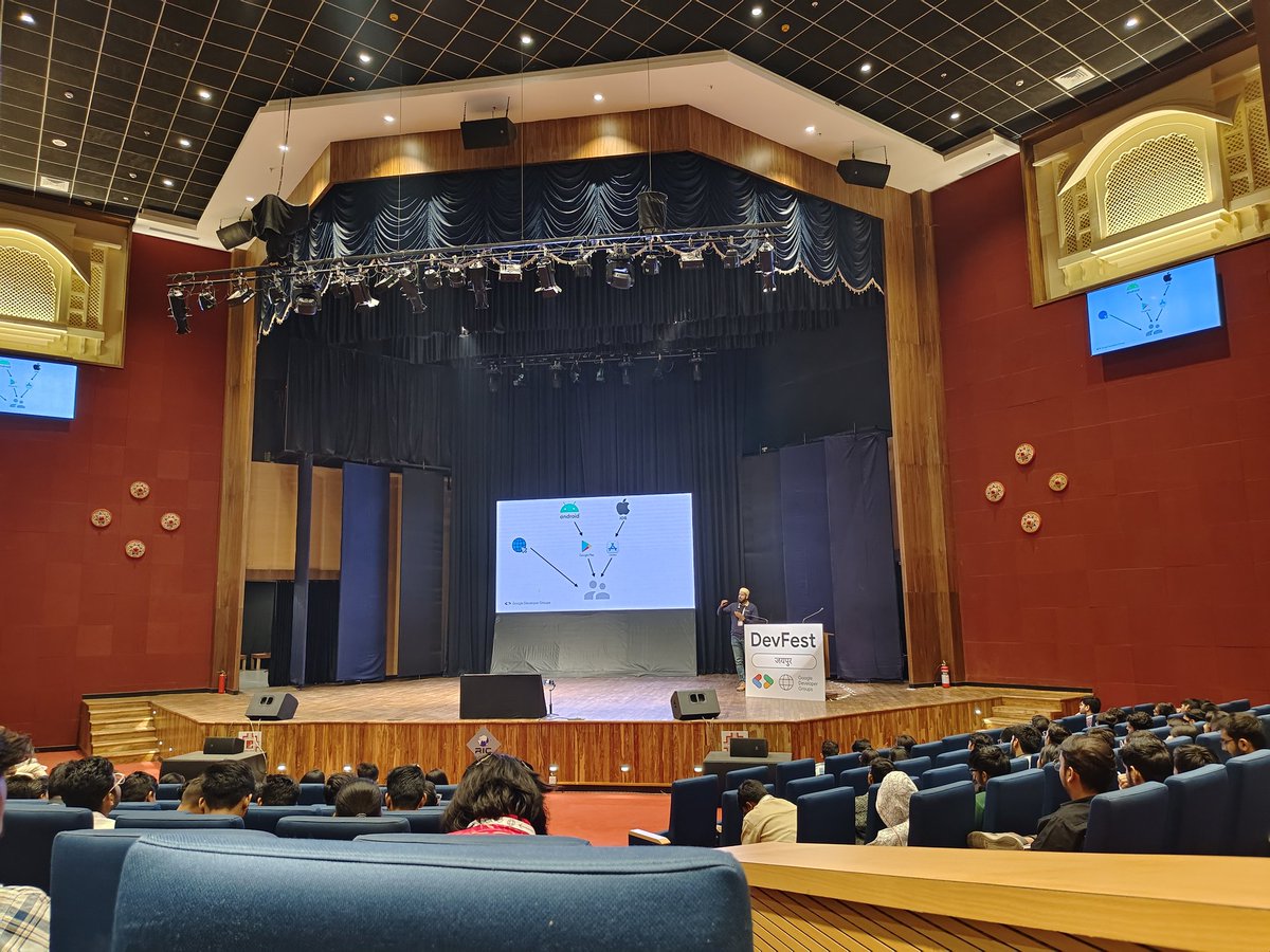 AshishDangi369's tweet photo. Finally very interesting topic on mobile application development using Flutter.
#DevFest #DevFestJaipur #Devfest2024 #DevFest24 #GDGCloudJaipur #GDGJaipur #TFUGJaipur #GDGCloud #Jaipur #JaipurEvents @DevfestJaipur
@gauravkheterpal @AnukritiBansal @vikas123 https://t.co/Bn5LvoDVhq