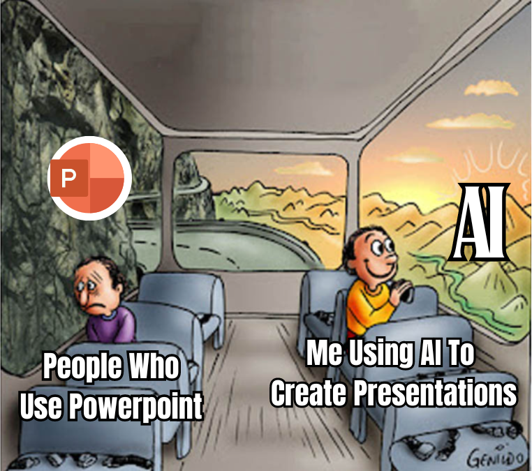 RIP Powerpoint.

Forget wasting time on designing each slide.

Here are 5 AI websites to create presentations in seconds: