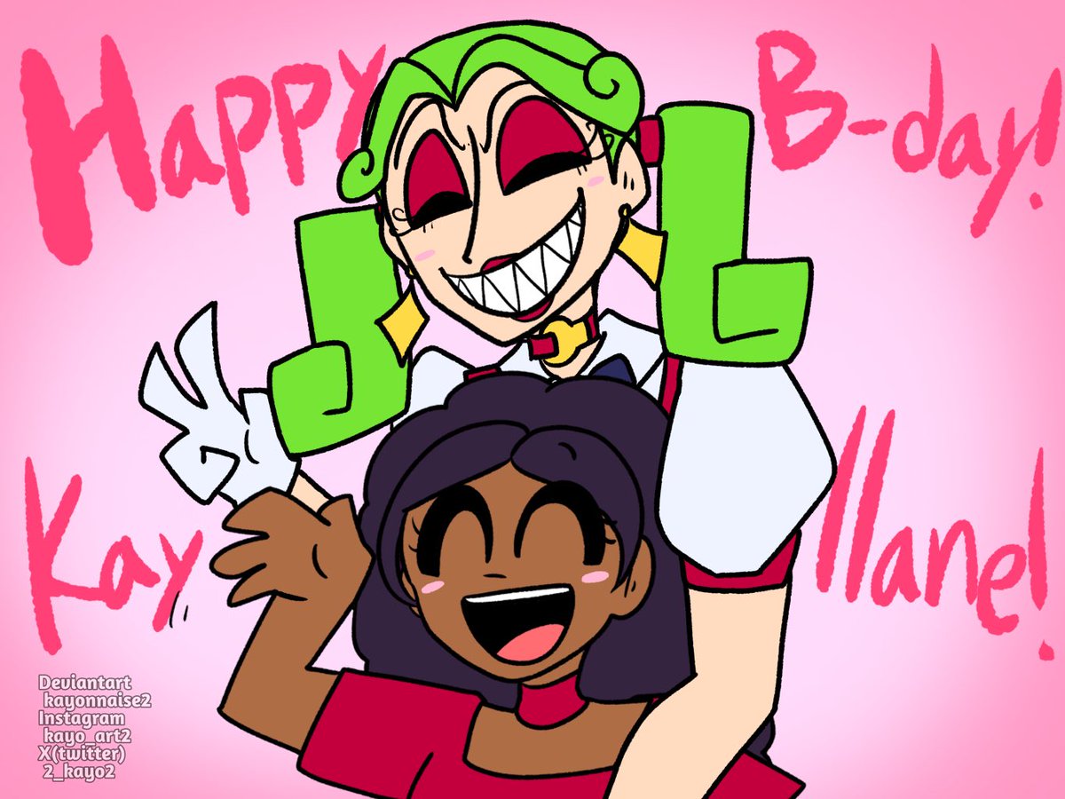 nextbrawl_au's tweet photo. Happy birthday, Keyllane!!!@kayllan21238 
I hope you like this!!! #blilian #oc #gift #birthday https://t.co/nmM1DLCt9l