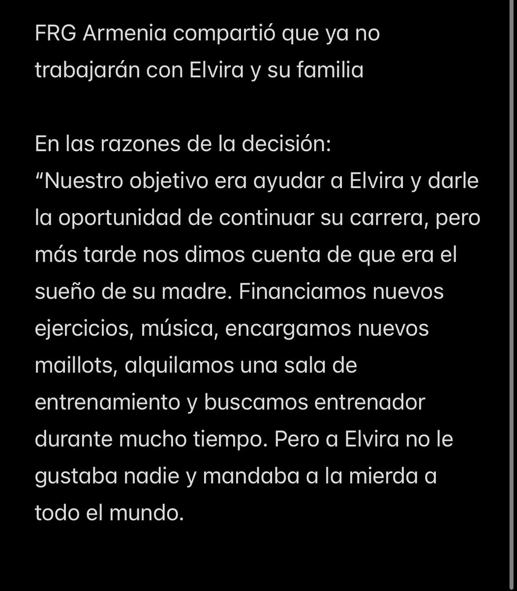 Elvira Krasnobaeva NO representará a Armenia 💣
 (1/2)