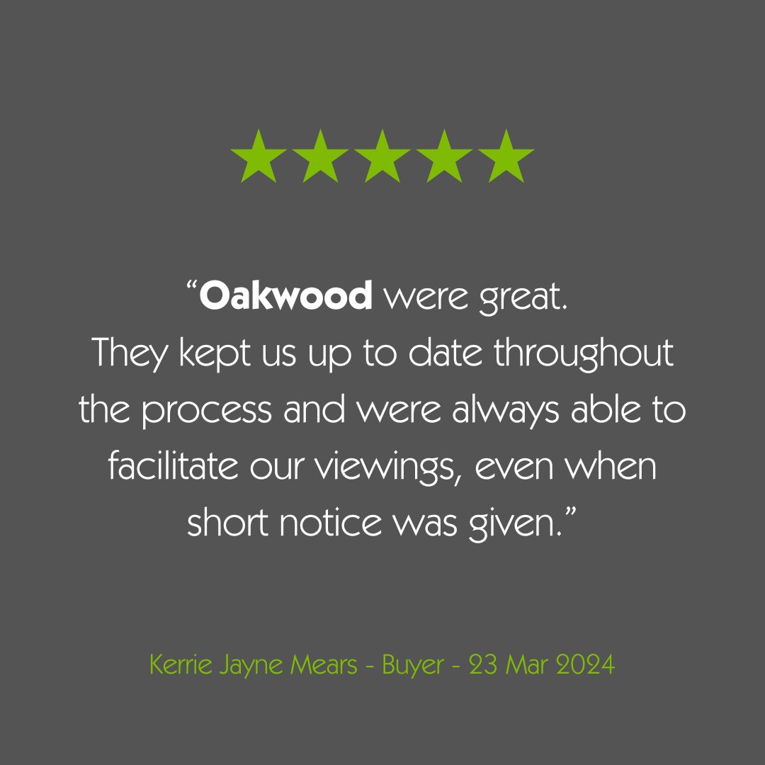 oakwoodhomes's tweet image. Thank you for taking the time to send in your review. We love hearing your feedback! 🌳💬🏡🔑👍

#oakwoodhomes #awardwinning #theestas #GoGreen #ThankYou #HappyCustomers #Reviews #Testimonials