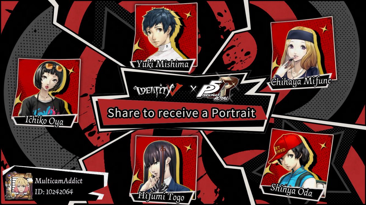 MulticamA's tweet image. I'm playing Identity V. Fancy a game?