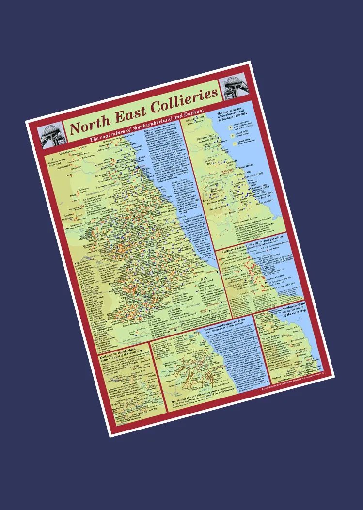 Englands_NE's tweet photo. North East collieries A2 poster print map by Tangled Worm.
#Northumberland #Durham #Collieries #Mining
๐ https://t.co/gqmggZrP9c https://t.co/Fni2QR7CXV