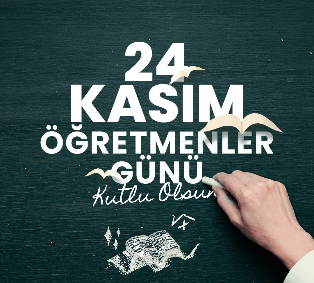 Ömrünü vatana ve millete hayırlı nesiller yetiştirmeye adayan bütün öğretmenlerimizin öğretmenler gününü kutluyor, şehit öğretmenlerimize cenab-ı Allah'tan rahmet diliyoruz.

#24KasımÖğretmenlerGünü