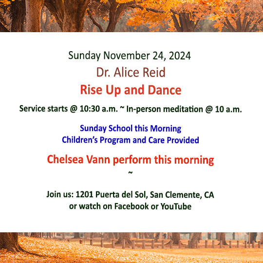 Center for Spiritual Living Capistrano Valley tweet media