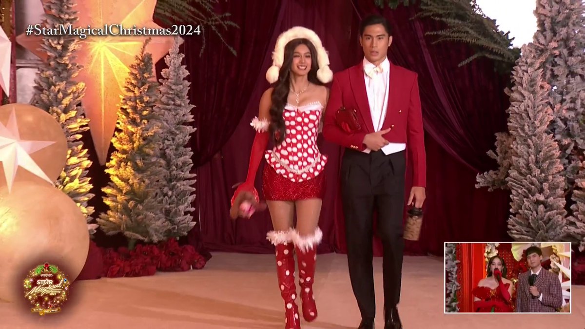 #KaoMiah bringing the sweetness on the white carpet! #StarMagicalChristmas2024 

Don't miss the magic – watch LIVE: youtu.be/9RQZlTra3EY