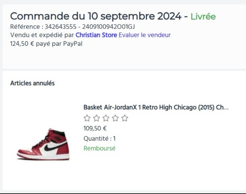 IvanFaustinelli's tweet photo. Commande n° 2409100942O01GJ : Bonjour, après avoir acheté une contrefaçon, le vendeur a été sommé de me rembourser intégralement. Cependant, il manque 15 €, qu’il refuse de rembourser. @Cdiscount reste silencieux depuis le 21.10. Merci d’agir rapidement. https://t.co/ndcHY36icu