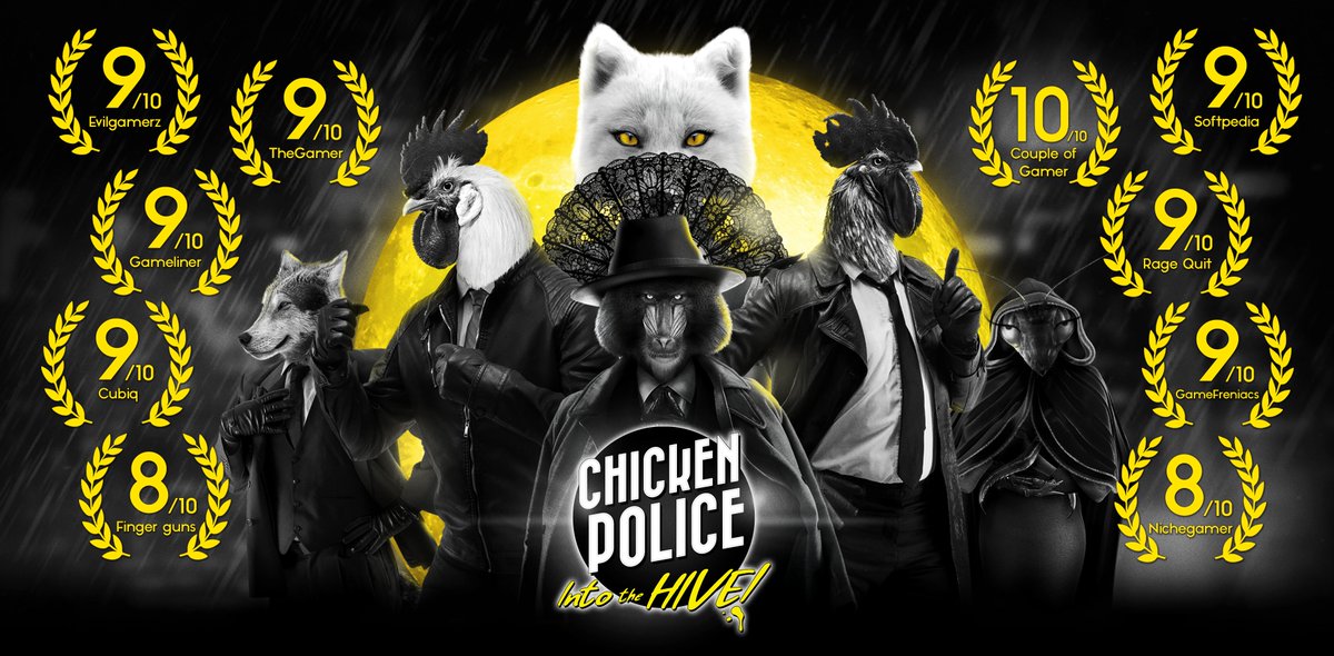 Chicken Police - Game series tweet media