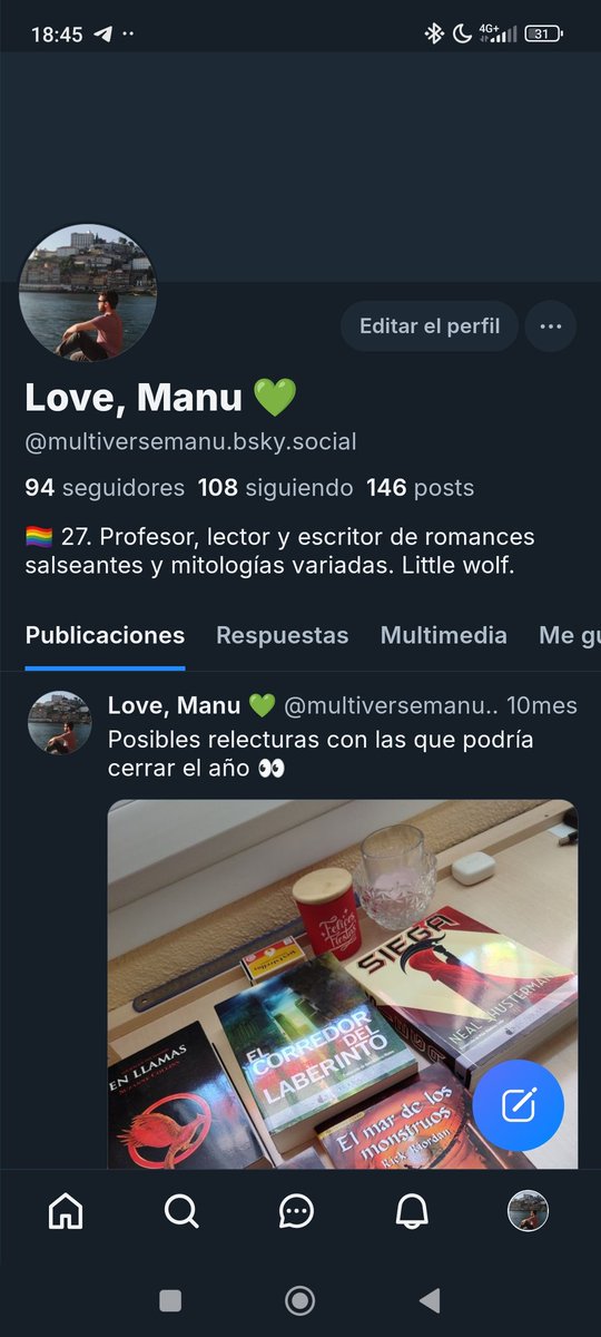 MaMuHi's tweet image. Cada día me paso menos por aquí porque me siento mucho más cómodo en el otro lado.

Nunca pensé que abandonaría este sitio, pero cada vez me veo menos inclinado a volver.

Si alguien está por allí y quiere mantener el contacto...