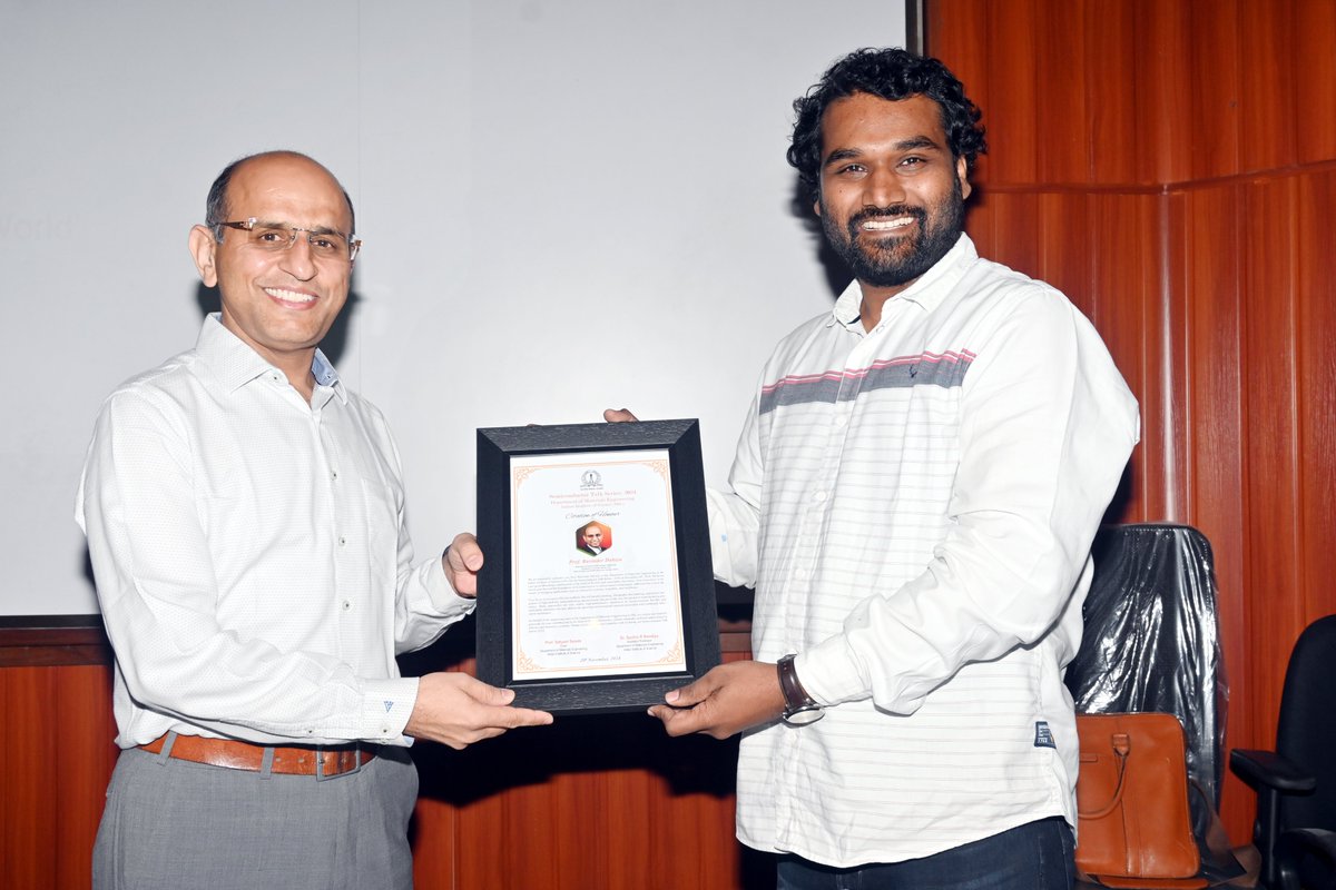 iiscmte's tweet photo. Prof. @RavinderSDahiya (@northeastern) delivered an inspiring talk on Flexible Printed Electronics for Robotics as part of our Semiconductor Talk Series! Faculty, students, &amp; online attendees from across globe enjoyed this insightful session. Stay tuned for more exciting talks! https://t.co/wfQ43wvHUZ