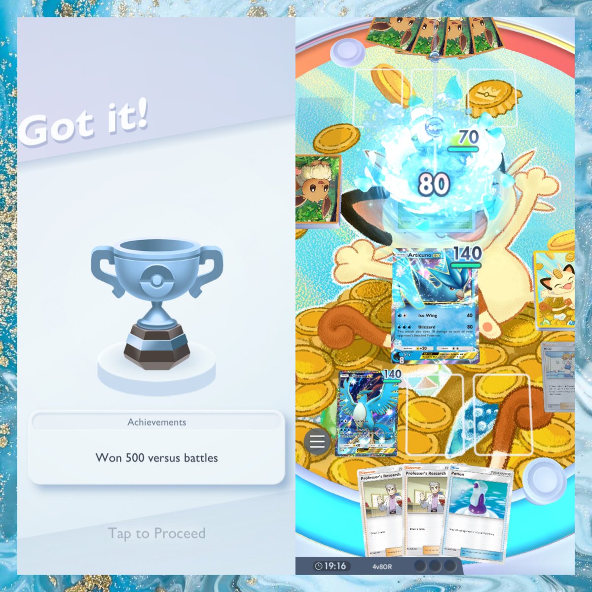 4v8OR's tweet photo. Thank you Misty 
Now 9500 wins to go 😂
 
#PokemonCardPocket 
#PokemonTCGPocket https://t.co/QoCgK6hsMw
