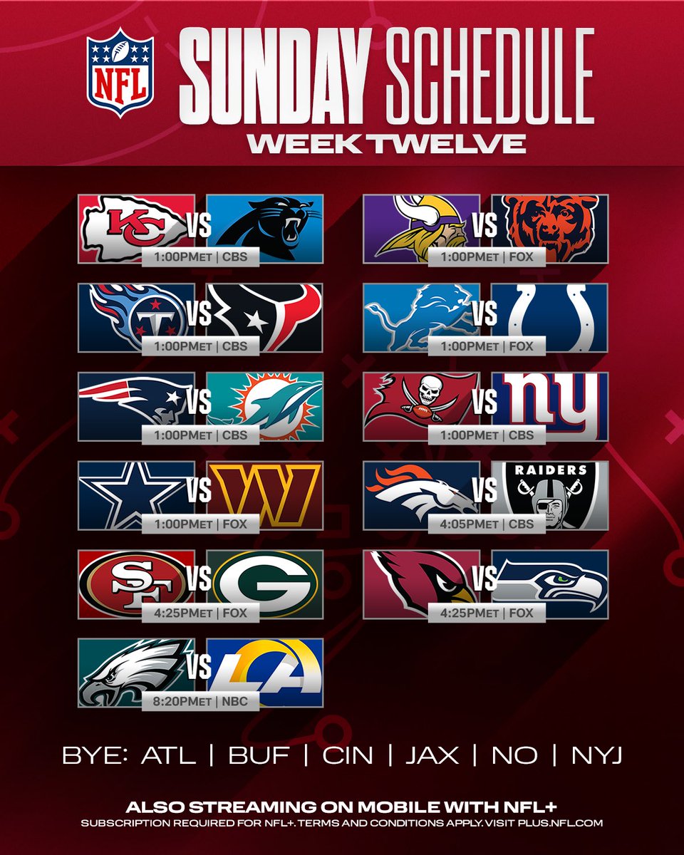 NFL's tweet photo. It’s a great day to have a great day 🫡

📱: Stream on #NFLPlus https://t.co/gpDvGle0kC https://t.co/GseebtWmrf