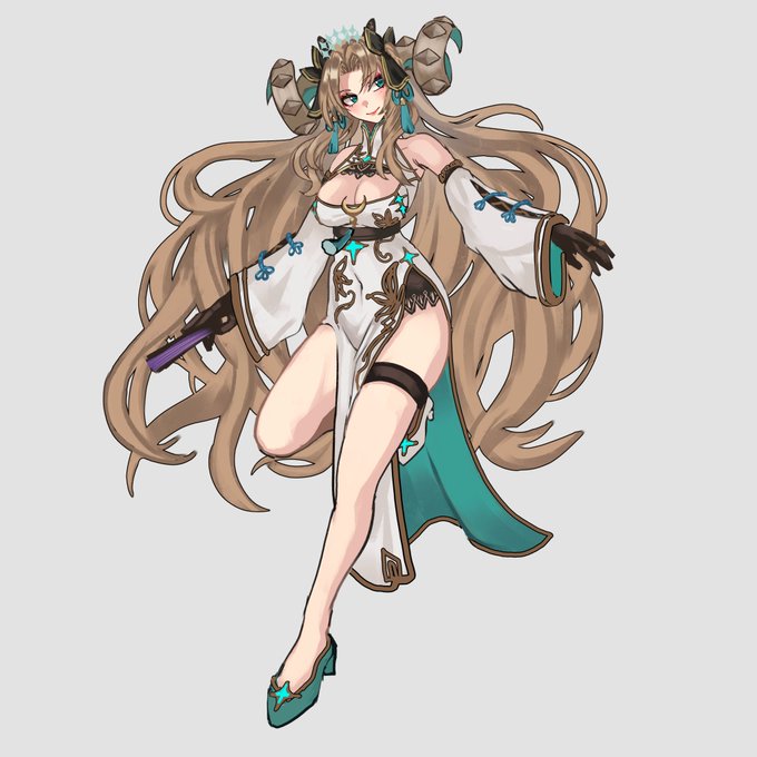 チャイナ・ドレス・スペース・エレシュキガル・ラフ 