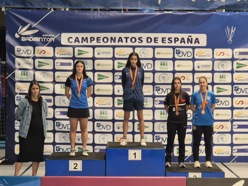 CB_ATHLOS's tweet photo. 🇪🇸🥉ANA NÓVOA DOBRE BRONCE NO CAMPIONATO DE ESPAÑA SUB19👏🥉
🥉BRONCE no individual feminino
🥉BRONCE no dobres feminino
PARABÉNS ANITA! 👏💪🏽💪🏽
#LUMEEE 🔥
🖤🤍❤️ https://t.co/KmuU1AI7JG