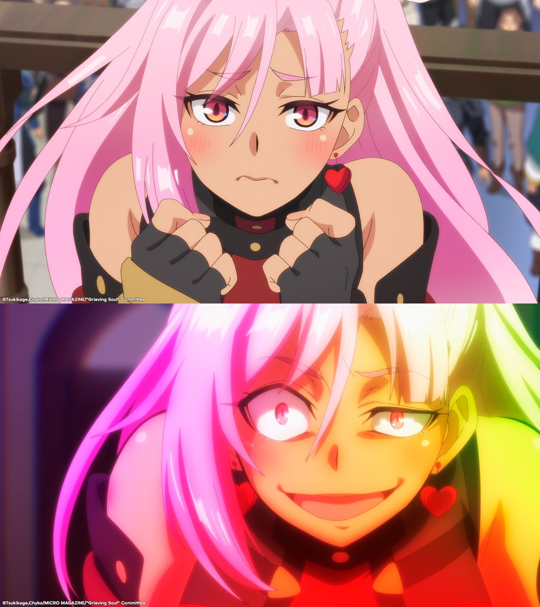 Crunchyroll_de's tweet photo. Mit Liz wird es nie langweilig 💖 😏 

Anime: Let This Grieving Soul Retire https://t.co/ZRfS2GptK1