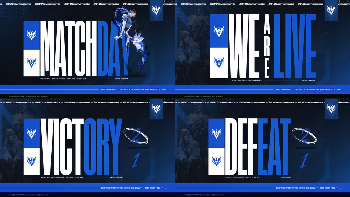 Recent Graphics for @/EVCtournaments