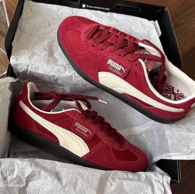 pre_adorable's tweet photo. (Pre) PUMA Palermo OG Red ลด50% 💋✨

สีนี้สวยมากดใครเล็งรับตำ ลดจุกเกิน🤍ราคาลดเหลือ 2,550.-(รับมัดจำ50%)
#พรีเกาหลี #puma https://t.co/tj4VP2JT4e