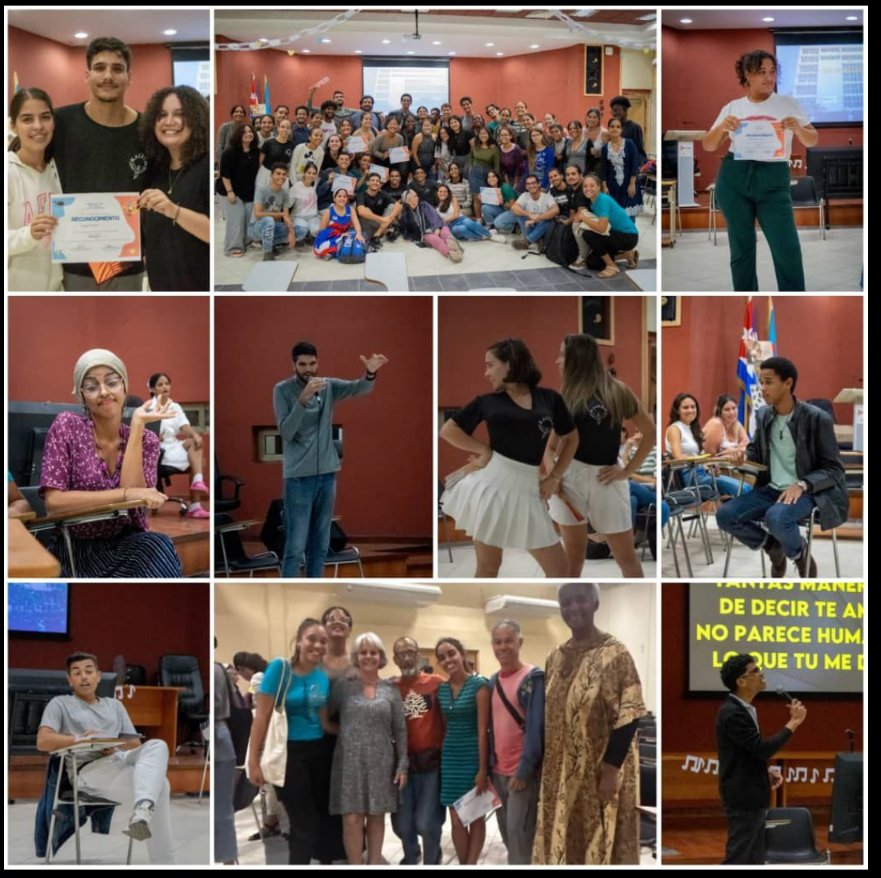 Emocionante tarde la que se vivió en el Teatro del <a href="/ISRICuba/">ISRI Cuba</a> cuando  salió a escena el Festival de Artistas Aficionados del Instituto.

Danza, poesía, dibujo, audiovisuales y actuaciones, fueron las manifestaciones artísticas que se disfrutaron.

#OrgulloISRI
#DeLaTallaDeRoa