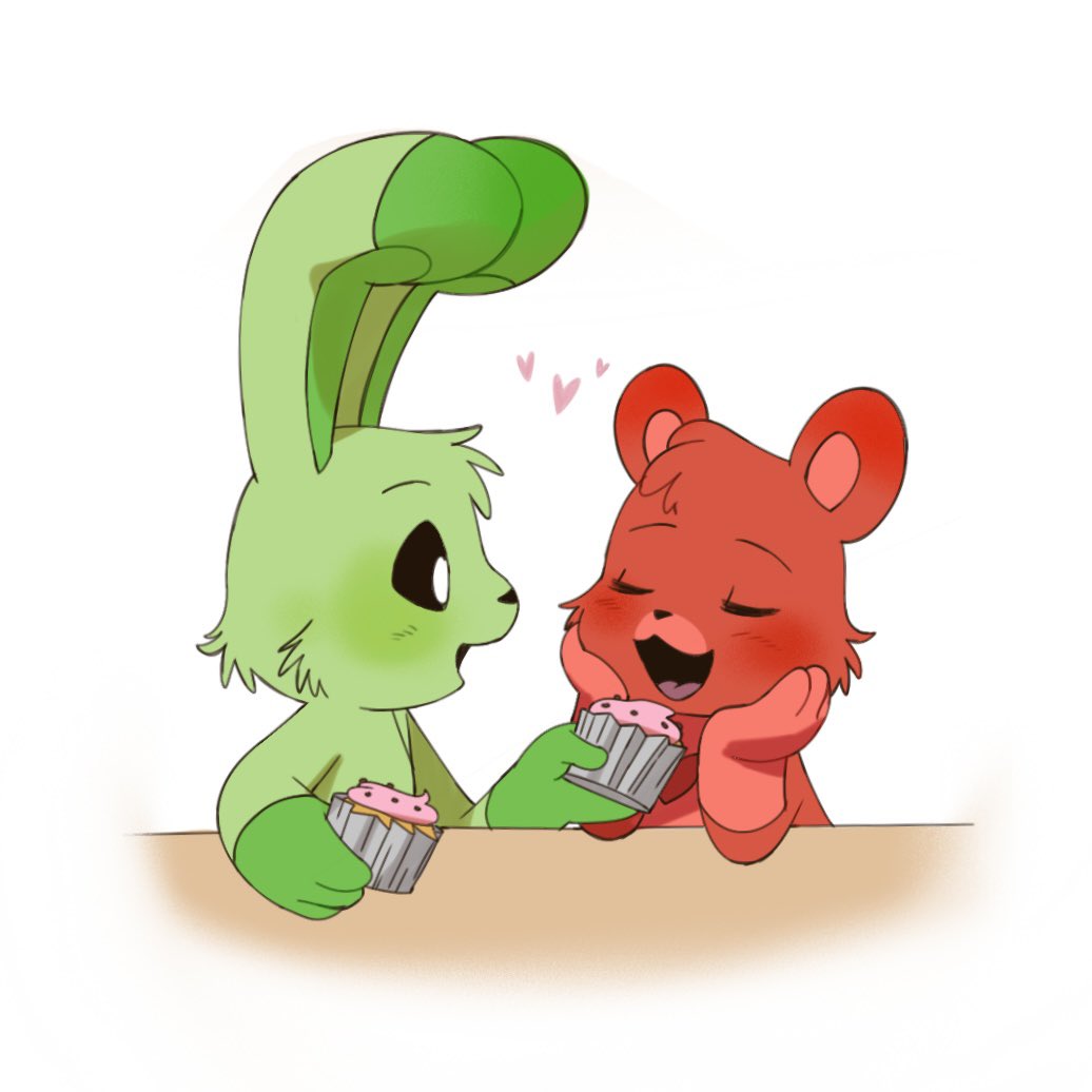 riniel_____'s tweet photo. sweet🧁
#SmilingCritters #BobbyBearHug #HoppyHopscotch #hoppyhug https://t.co/Z2h5aK0zJv