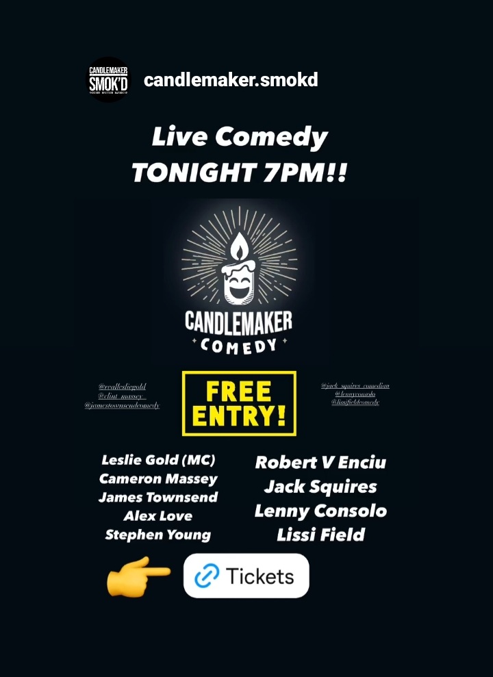 LennyConsolo's tweet image. 🎤 This Sunday, it’s all happening at Candlemaker Comedy! 📷 📷 📷 Where? 136 Battersea High St, London SW11 3JR 📷 Price? FREE. Yep, zero. Nada. All ⏰💰 #comedy #ukstandup #standupcomedy