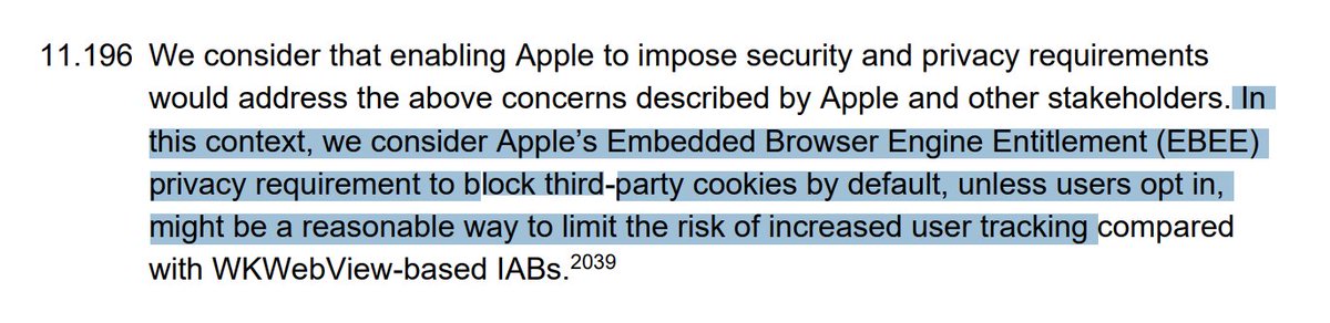 lukOlejnik's tweet photo. 🎉The @CMAgovUK appears to formally agree to phase-out third-party cookies from Chrome web browsers (seen as 'reasonable'). On Apple's iOS/iPhone/iPads. Great day for competition and privacy! https://t.co/iWrEWljic9